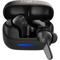 JLab Audio Go PODS ANC - True wireless-hörlurar med mikrofon - inuti örat - Bluetooth - aktiv brusradering - svart