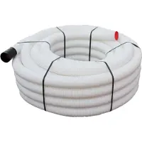 Lindab Lindflex LFPE 76 flexslang, rulle 50 meter, vit