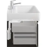 Laufen platsbesparande vattenlås 32 mm för badrumsmöbler, vit