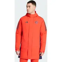 Adidas Bayern München Jacka Tiro 25 Parka - Röd - , storlek Large