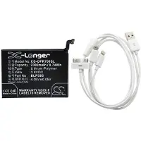 123accu Batteri till Sminkspegel för Oppo R7, R7T, R7C