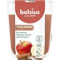 Bolsius aromljus i glas True Scents O97x85mm apple cinnamon 8717847190796