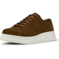 Camper för kvinnor. K200645-103 Sneakers i skinn Runner Up brun (38), Hud, Karta, Nyckelband, Casual