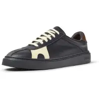 Camper för män. K101107-005 Sneakers i skinn Runner Twentyfive Twins svart (42), Hud, Karta, Nyckelband, Casual