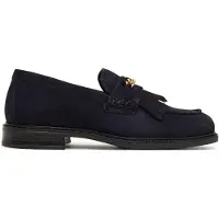 Tommy Hilfiger Suede Fringe Horsebit Loafers