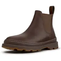 Camper för kvinnor. K400818-005 Boots i läder Brutus+ brun (38), Hud, Karta, Ingen, Casual