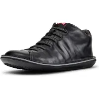 Camper för män. 36678-094 Beetle sneakers i läder, svart (42), Hud, Karta, Nyckelband, Casual