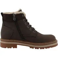 Tom Tailor Boots med snörning mocka