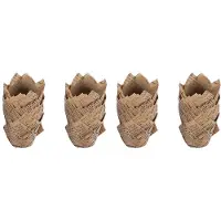 Exogio 300 Pcs Tulip Cupcake Liners Baking Cups Muffin Liner Grease-Proof Paper Cupcake Wrappers for Wedding, Birthday Party