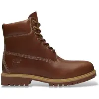 Timberland för män. TB0A2MWXAMX1 Bruna Heritage-läderkängor (36.5), Hud, Karta, Nyckelband, Casual