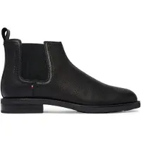Tommy Hilfiger Pebble Grain Leather Chelsea Boots