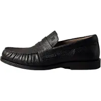 Calvin Klein Theo Leather Pleated Penny Loafers