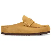 Birkenstock för kvinnor. 1033127 Lädermockasin Naples Wrapped (Smal passform) senapsgul (37), Karta, Före, Ingen, Casual