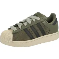 Adidas Originals Sneaker 'SUPERSTAR II' oliv / svart