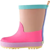 Next Gummistövel mörkbeige / turkos / rosa