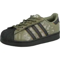 Adidas Originals Sneaker 'SUPERSTAR' khaki / oliv / orange / svart