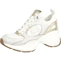 Michael Kors Låg sneaker 'ZUMA' guld / ljusgrå / vit