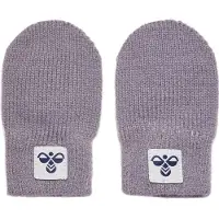 Hummel Vantar - 2-pack - Stickad - HmlMini - Grå Ridge - - 2-4 år (92-104) - Vantar