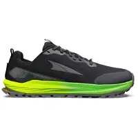 Altra Men's Lone Peak 9+ Black/Dark Gull Grey/Green Gecko