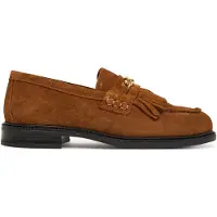 Tommy Hilfiger Suede Fringe Horsebit Loafers