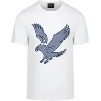 Lyle & Scott T-Shirt Logo White Vit Storlek