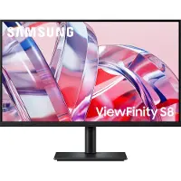 Samsung ViewFinity S8 S32H804EAU - S80H Series - LED-skärm - 32 - 3840 x 2160 4K UHD (2160p) @ 60 Hz - VA - 350 cd/m² - 3000:1 - HDR10 - 5 ms - HDMI, DisplayPort - svart