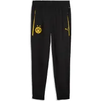 Puma Bvb PUMAtech Woven Pants Black-faster Yellow, storlek Large