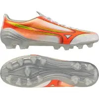 Mizuno Alpha Iii Pro Fg Prism - Vit/orange/evening Prim - Gräs (Fg), storlek 44