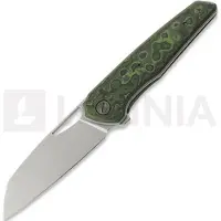 R&H Knives Tasca 2 Gen2 Wharncliffe - Beadblast - FatCarbon, grön