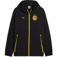 Puma Dortmund Jacka PUMAtech Woven - Svart/gul, storlek Small