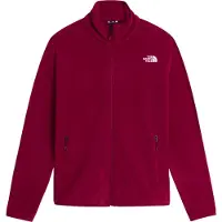 The North Face - Fleece dam - W Glacier Fleece Jacket Burgundy Crush för Unisex - Storlek L - Bordeaux