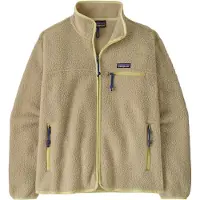 Patagonia - W's Retro Pile Jkt Weathered Stone för Unisex - Storlek XS - Khaki