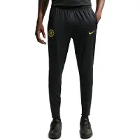 Nike Chelsea Träningsbyxor Dri-FIT Strike KPZ - Svart/Vibrerande gul - , storlek Large