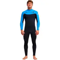 Quiksilver E Session 4/3 Mm Långärmad Neopren Våtdräkt Med Bröst Blixtlås