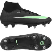 Nike Mercurial Superfly 11 Academy Sg-pro Anti-clog Shadow - Svart/illusion Green - Soft Ground (Sg), storlek 38½