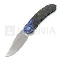 Reate TF-4 fällkniv, Zircuti & Marble Carbon Fiber, Hand Rubbed
