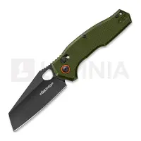 Fox Edge Crew Reverse Tanto - Blackwash - G10 fällkniv, olivgrön
