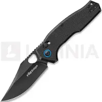 Fox Edge Crew Clip Point - Blackwash - G10 fällkniv, svart
