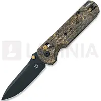 Fox knives Gabi - Blackwashed PVD - Gold Dark Matter Carbon Fiber fällkniv