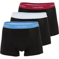 Calvin Klein 3 Pack Relaxed Trunks Icon Cotton Stretch