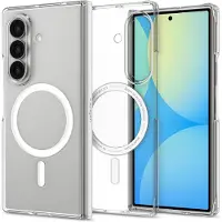 Spigen AirSkin Zero MagFit MagSafe-fodral för Samsung Galaxy Z Fold 8 Ultra – transparent och vitt