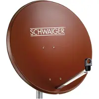 Schwaiger SPI996.2 Parabolantenn 80 cm Reflektormaterial: Stål Tegelröd