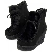 Montevita Bota De Cuña Para Mujer. Bottavita21 94002 38 svart