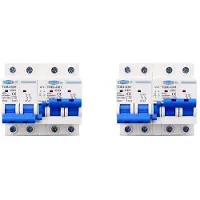 Torribaly 2X TOMZN TOB1-63H 63A 2P+2P MTS AC Dual Power Manuell Överföringsbrytare Kretsbrytare MCB 50HZ/60HZ