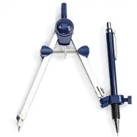 Typecat 18Pc Geometry Set Metal Compass Geometry Precision Tool för Student, Cirkelritningsverktyg och Arkitekturritningssatser