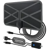 Typecat 4K 1080P-Antenn för Digital-Tv med Förstärkare med Stark Signal Digital-TV Hd-Antenn för Atsc/Dvb-T/Isdb HDTV