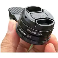 Typecat Mobilt Makroobjektiv 40X Makroförstoringsglas 37 mm Professionellt Närbildsobjektiv med Hög Upplösning