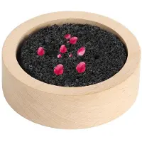 Semoic Trä Lava Rock Eterisk Oljespridare, Svart Lava Rock Stone Diffuser, Stone Diffuser för Hem, Kontor, Yoga, Bastu