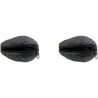 Semoic 2X Simulation Avocado Myntväska Nyckelförvaringsväska Rolig Hand Present Bag