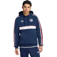 Adidas Sweatshirt 'FC Bayern München' marinblå / röd / vit
